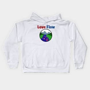 Love Flow - Let your love flow Kids Hoodie